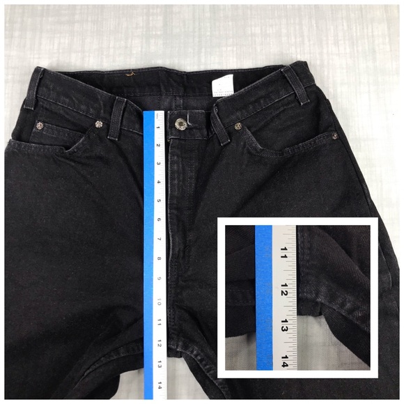 Vintage 90s Levi's Mens 34x34 560 Black Jeans - Picture 11 of 14